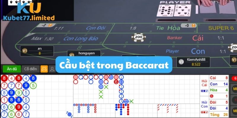 Cầu bệt trong Baccarat