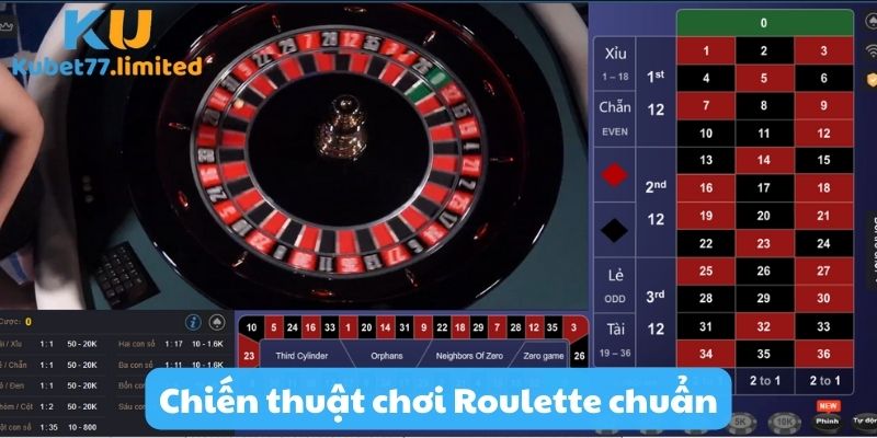 Chiến thuật chơi Roulette chuẩn như cao thủ