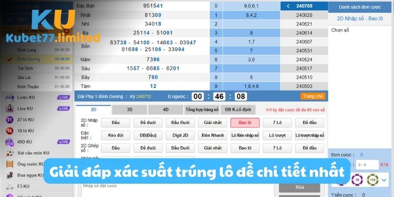 Giải đáp xác suất trúng lô đề chi tiết nhất