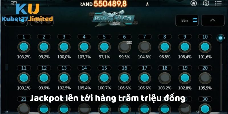 Jackpot lên tới hàng trăm triệu đồng