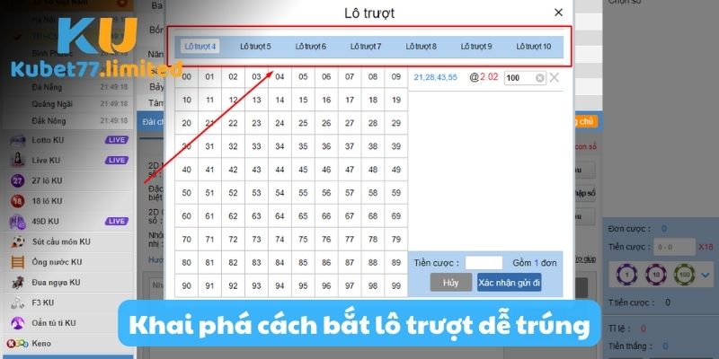 Khai phá cách bắt lô trượt dễ trúng