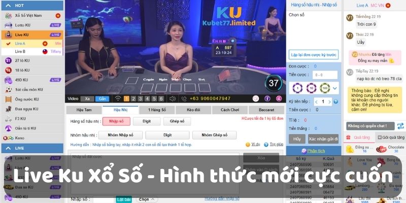 Live Ku xố số - Hình thức mới cực cuốn