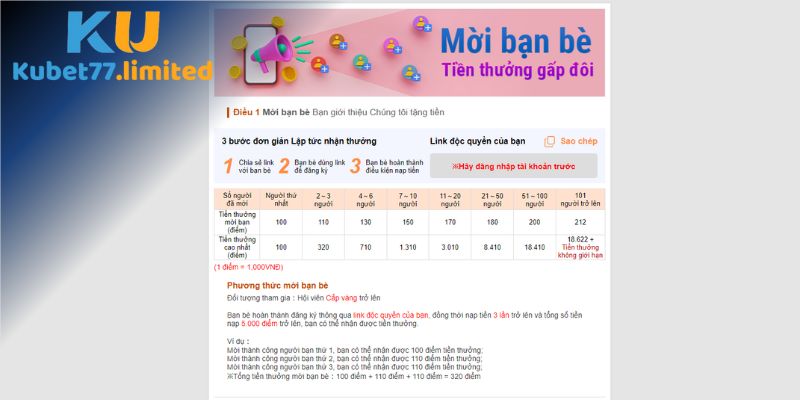 Sự kiện mời bạn bè tham gia